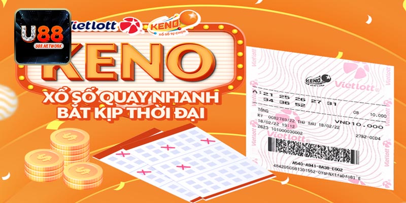 Cách chơi xổ số Keno tại U88